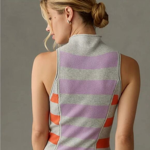 Anthropologie DailyPractice Sleeveless Mock-Neck Sweater Dress - Picture 3 of 7